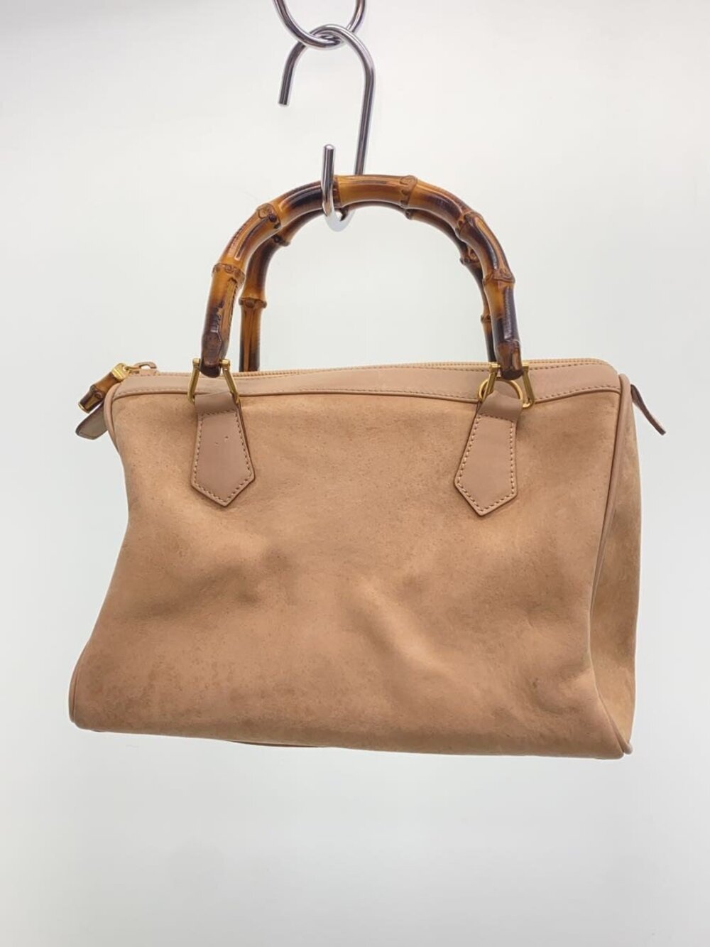 Gucci Handbag Leather Beige